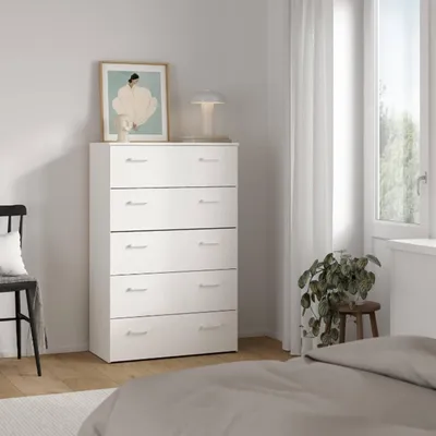 Obrázok produktu pre Komoda - biela 36x74x114h cm