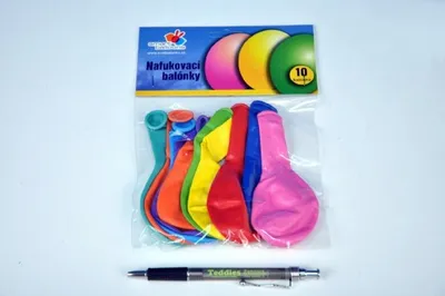 Obrázok produktu pre Nafukovací balónik 11 12cm 10ks vo vrecku karneval"
