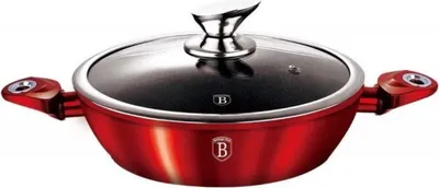 Obrázok produktu pre BERLINGER HAUS RED METALLIC LINE 28 cm GRANITE COOK BH-1263