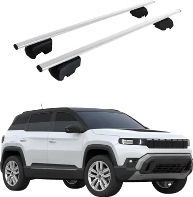 Immagine prodotto di Portapacchi base per Jeep Compass III J4U dal 2026 75 kg metallo argento 2 pezzi