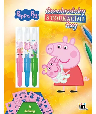 Produktbild von Malvorlagen Peppa Wutz mit Blasmarkern