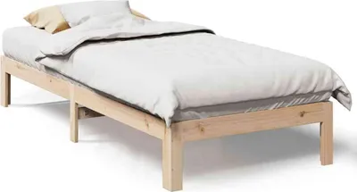 Produktbild von vidaXL Massivholzbett ohne Matratze 90x200 Kiefernholz