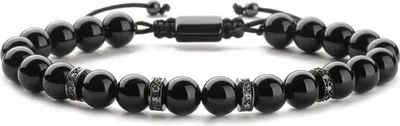 Produktbild von Elegantes Damenarmband ER-34332 in Schwarz KP34332
