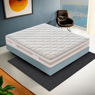 Produktbild von Matratze 150x190 cm, Höhe 25 cm, Taschenfederkernmatratze, H3, Ergonomisch  9-Zonen