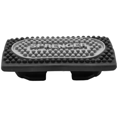 Produktbild von Sprenger Steigbügel Einlagen Gummi für FLEXCITE schwarz silber, Farbe:schwarz-grau, Größe:120 mm