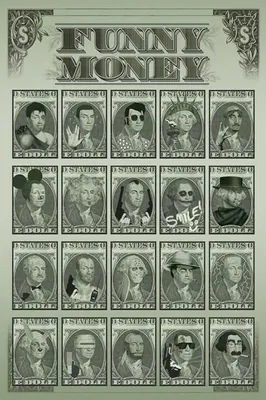 Productafbeelding van Funny Money - 61x91,5 cm - Poster