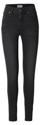 Produktbild von Urban Classics Jeans Damen Ladies Skinny Fit Denim schwarz 30