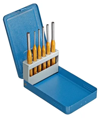 Produktbild von GEDORE 116 D Splinttreiber-Satz 6-teilig in Metallklappkassette, 8758050