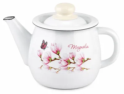 Produktbild von Teekanne, emailliert, 1,0 L „Magnolie“