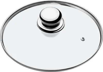 Obrázek produktu pro Skleněná poklice na hrnce a pánve – 20 cm – odolná vůči vysokým teplotám –  CE/EU