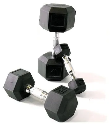 Obrázek produktu pro Toorx Fitness MEG Hexagon Dumbbell - na kus - 30 kg