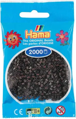 Produktbild von HAMA 501-12 Mini Perlen im Beutel - Braun