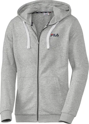 Produktbild von Fila Sweatjacke mit Kapuze uni, hautsympathisch dank hohem Baumwollanteil