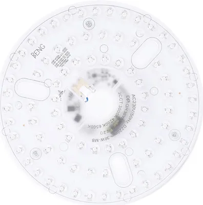 Obrázok produktu pre 36W magnetický LED svetelný modul 230V, okrúhly stmievateľný 3CCT 3000K-6500K, náhrada za stropné svetlo alebo lampu ventilátora 22cm