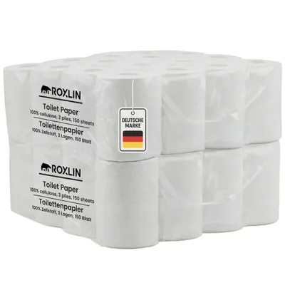 Produktbild von Toilettenpapier Toilettenpapier, 3-lagig, Ultraweich, Saugstark, Reißfest