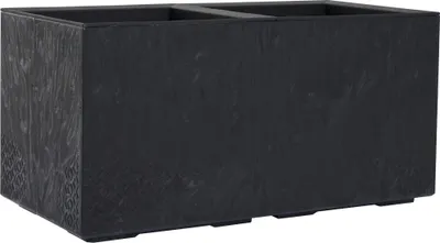 Produktbild von SIENA GARDEN Pflanzkasten FARO STONE schwarz Betonoptik, 40 x 80 x 40 cm