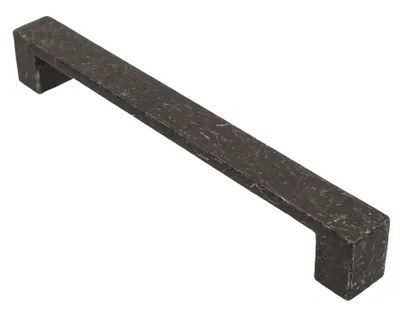 Immagine prodotto di Maniglia per mobili BA 160 mm, maniglia per cucina nera marmorizzata, maniglia per armadio