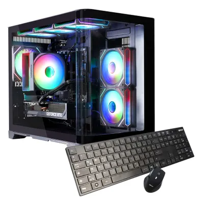 Produktbild von GAMEMAX Gaming-PC HYPE-M BK 8218 AMD Ryzen 5 5500 16GB RAM 1TB SSD RTX 3060 Windows 11