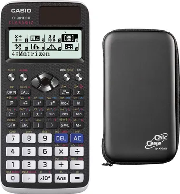 Produktbild von Casio FX-991 DE X ClassWiz Schulrechner und CalcCase Tiny Schutztasche