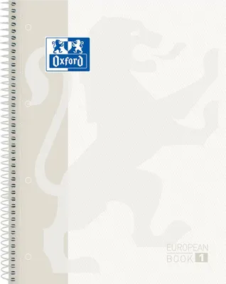 Produktbild von Oxford Europeanbook 1 A4+ Spiralblock 5 Einheiten Durchsichtig  Durchsichtig One Size