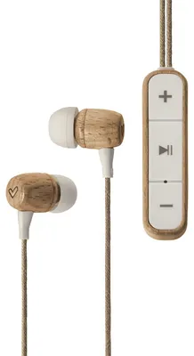 Obrázek produktu pro Energy Sistem Earphones Eco Bluetooth Beech Wood Headphones (Intra-aural, nachhaltiges Holz, Hanfkabel, Mikrofon, USB Typ C, Bluetooth 5.1)- Buche