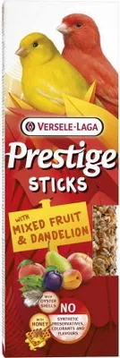 Immagine prodotto di Prestige Sticks per canarini con frutta e tarassaco - 60G Snack Canarini Prestige Sticks con frutta e tarassaco - 60G Snack sano