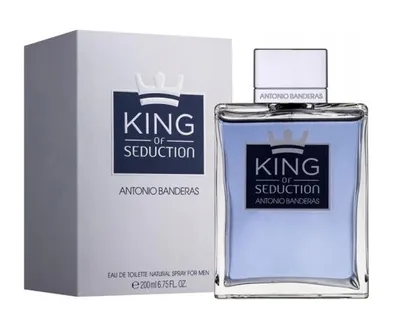 Produktbild von Antonio Banderas King Of Seduction, Männer, 200 ml, Jasmin, Marine, Zedernholz, Vetiver, Apfel, Bergamotte, Moschus, Spray