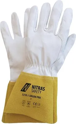 Produktbild von Schweißerhandschuhe ARGON PRO Größe 11 grau/ocker EN 388, EN 12477 PSA-Kategorie II