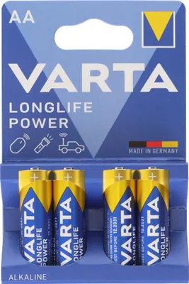 Produktbild von Varta Longlife Power (ehem. High Energy) 4906 Mignon AA LR6 Batterien 20x 4er Blister