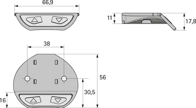 Zdjęcie produktu dla Hettich 9142067, Plastik, Czarny, 50 szt.