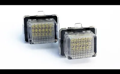 Für Mercedes W204 S204 W212 C207 W221 S216 2x LED Kennzeichenbeleuchtung in der Farbe von Goingfast