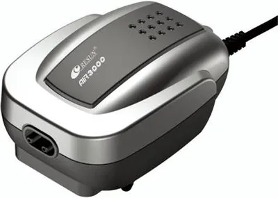 A Resun AIR-3000K air pump is shown against a white background.