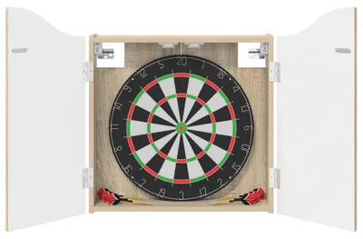 Produktbild von Dartboard Schrank Sonoma-Eiche 56 x 12 x 63 cm Holzwerkstoff
