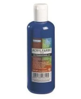 Image de Peinture acrylique Toppoint en flacon de 250 ml, bleue