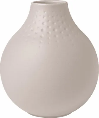 Produktbild von Villeroy & Boch Manufacture Collier beige Vase Perle klein 11,5x11,5x12cm
