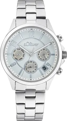 Produktbild von Damenuhr Edelstahl Chronograph - s.Oliver Modell: 2033556