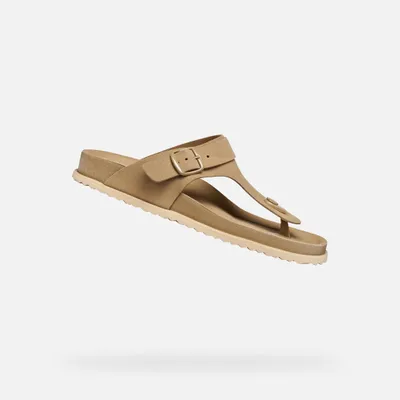 Produktbild von Geox Beige Damen-Flip-Flops von Sandybett 36