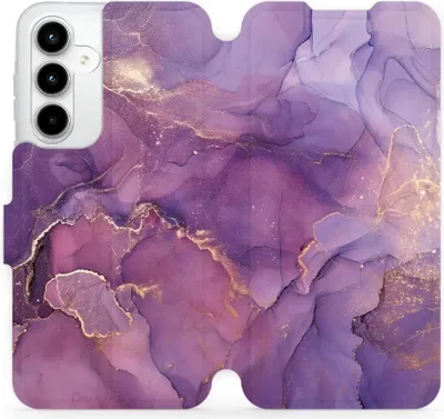 Produktbild von Handyhülle mit klappe für Galaxy A35 5G, Mobiwear Book, Violett