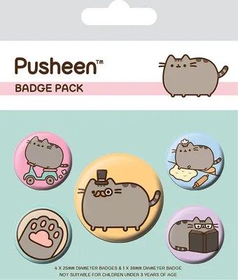 Obrázek produktu pro Set odznaků Pusheen Fancy