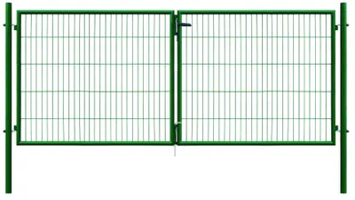 Produktbild von Floraworld Gartentor doppelflügelig Classic 300 x 125 cm moosgrün