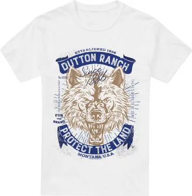 Image de Yellowstone - T-shirt "Protect The Land" pour homme TV13404 (3XL) (Blanc)