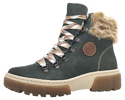 Produktbild von Rieker Winterstiefeletten Damen Kunstleder Grün Größe: 39