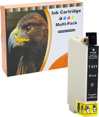 Produktbild von D&C Tintenpatronen ersetzt Epson T611  BLACK