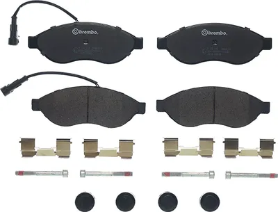 Produktbild von Bremsbelagsatz Scheibenbremse 19 mm BREMBO für u.a. FIAT DUCATO