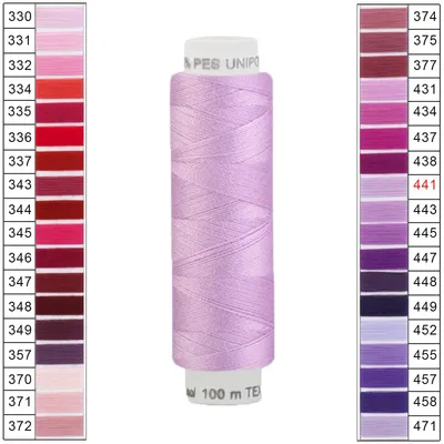 100m / 1 Spule Unipoly 120 TEX14x2 Polyester hellrosa