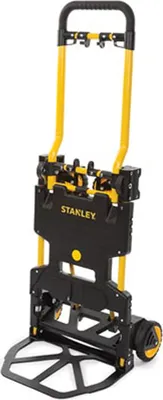 Produktbild von Stanley SXWTDFT585 2 v 1 ručný vozík a plošina - Prepravný vozík max. 70 kg - Prepravný vozík max. 137 kg - Skladací ručný vozík - Vozík s robustnými kolesami - Plast/oceľ