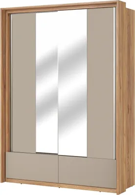 Produktbild von Meublorama HA-IMPRESSIO-24MCNJ61*4C/164KG, 5 Regale, 2 Tür(en), Braun, MDF-Platten, 2 Schublade(n), 630 mm