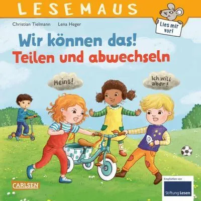 Immagine prodotto di LESEMAUS 124: Wir können das! Teilen und abwechseln