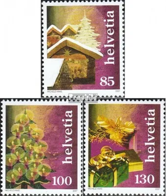 Produktbild von Briefmarken Schweiz 2007 Mi 2036-2038 (kompl.Ausg.) gestempelt Weihnachtsbräuche