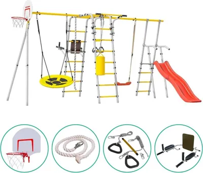 Produktbild von Vielseitiger Garten-Fitnessspielplatz für Familien